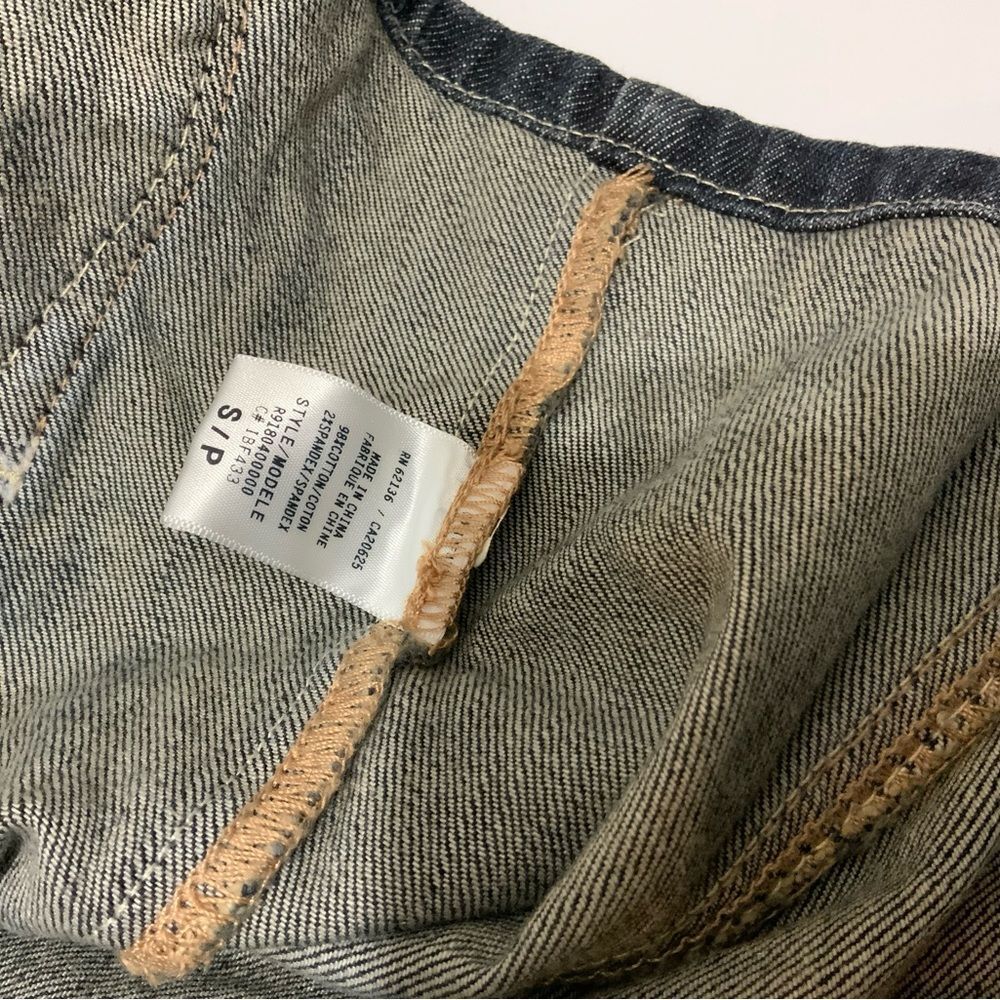 New G by guess Jean jacket size small short sleeves - Picture 10 of 10